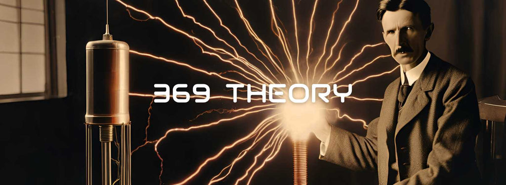 Nikola Tesla 369 - Tesla sits in his lab with huge bolts of electricity over