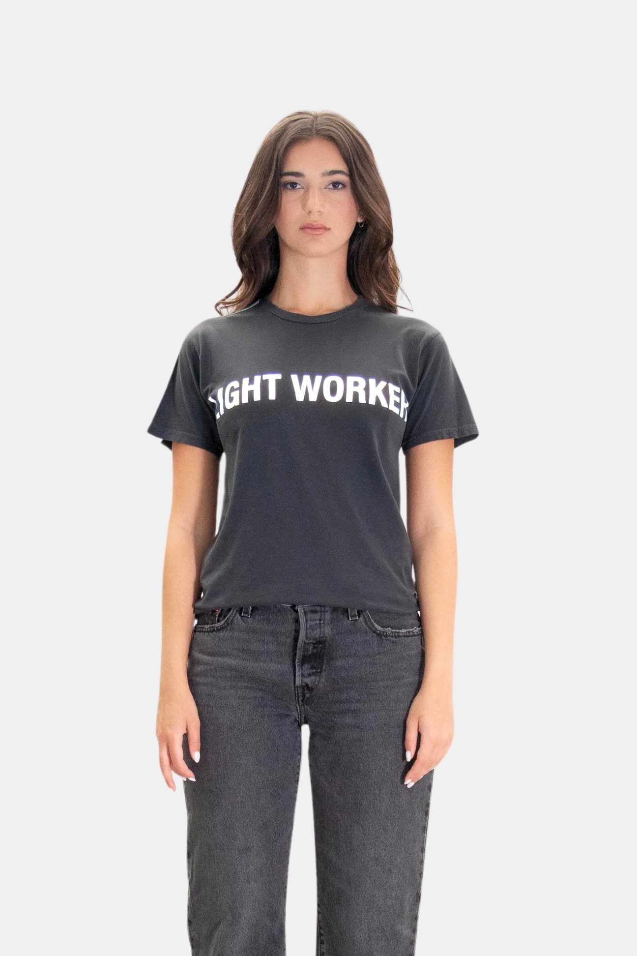 Light Worker Tee in Space Glow