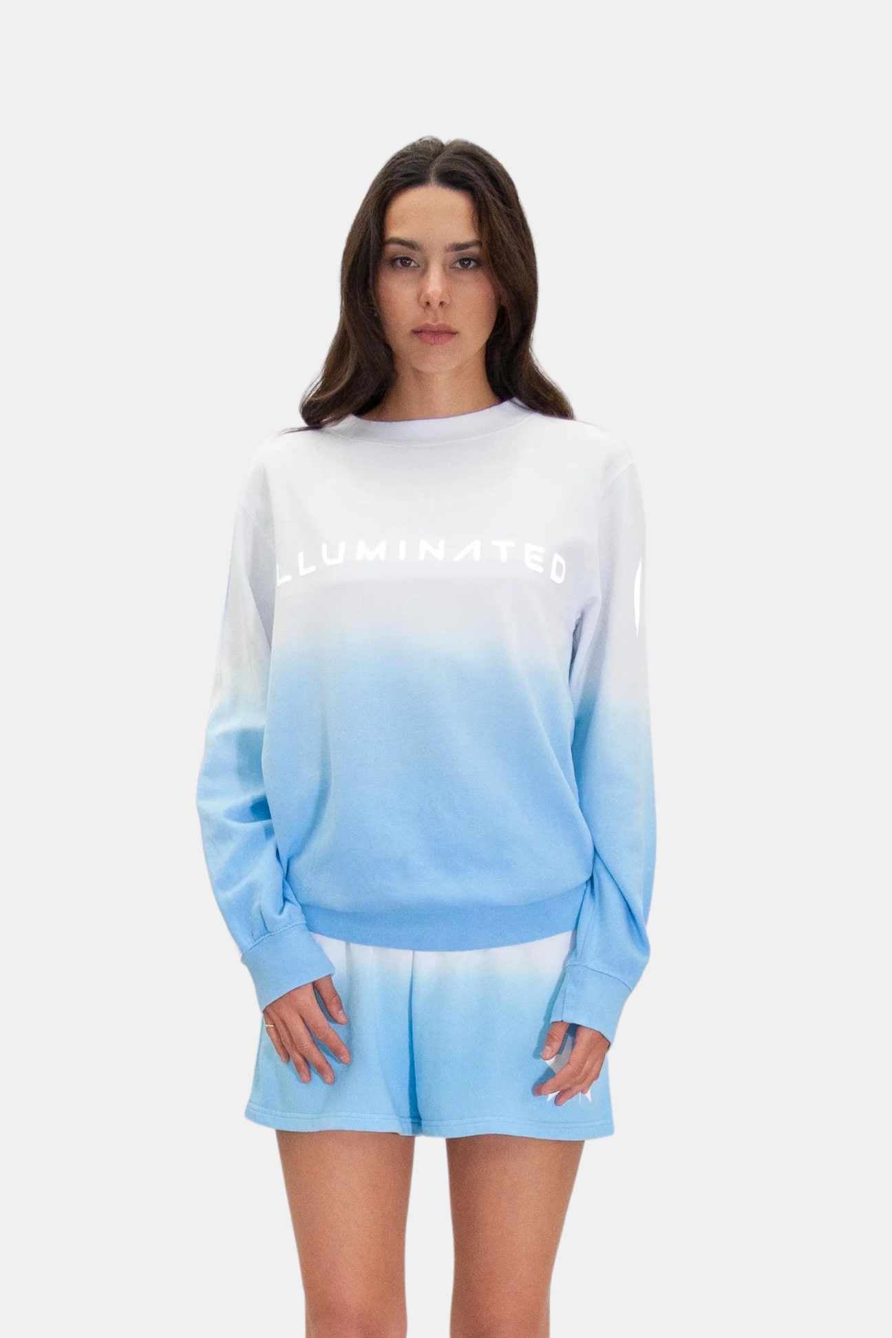 Illuminated Crewneck in Atmosphere